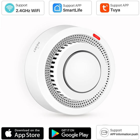 Wifi Smart Smoke Detector Sensor