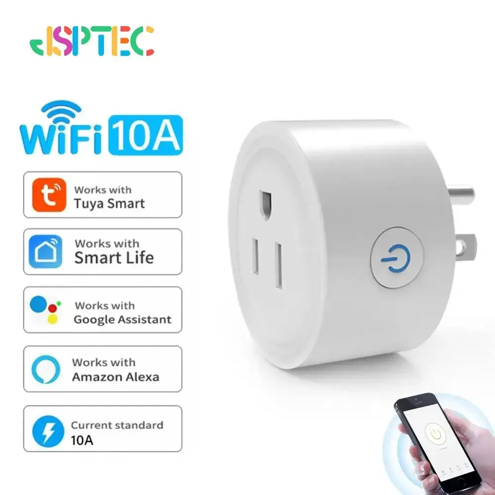 Smart Wifi Plug US Standard Wireless Outlet 10A