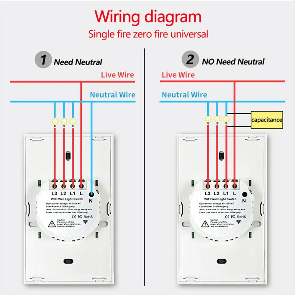 WiFi Smart Wall Switch