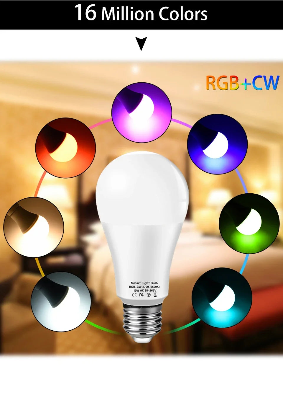 Smart WiFi LED Light Bulb